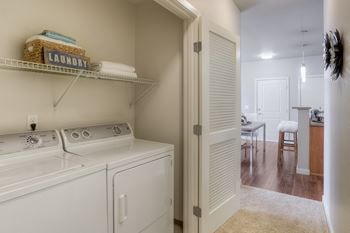 Washer dryer in unit